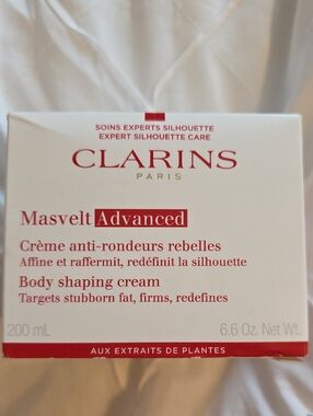 Clarins White and Red Masvelt Advanced Body Shaping Cream